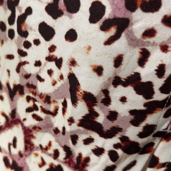 Old Navy Active Workout Tank Top Womens Medium Brown Animal Print Sleeveless - Picture 5 of 7